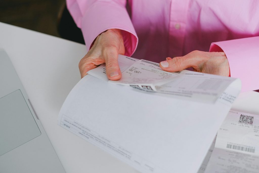 Invoice using